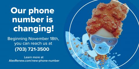 AlexRenew has a new phone number.