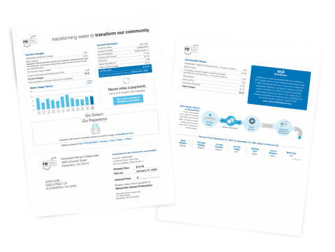 AlexRenew Sample Bill
